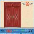 JK-AF9020 Puerta acorazada de acero de JieKai hecha en China / puertas francesas de acero / puerta de la armadura de la alta calidad